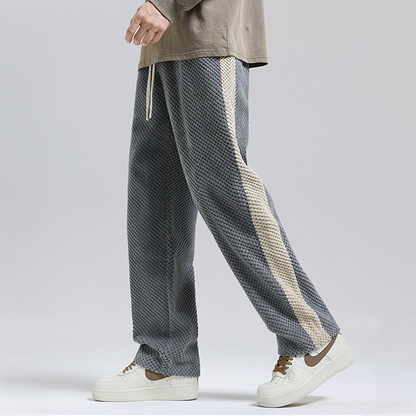 Cavan | Men's Waffle Textured Jogging Trousers | Relaxed Fit, Stylish Comfort