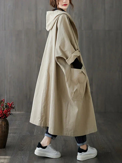 Fionnuala | Elegant Hooded Trench Coat for Women | Chic, Versatile, Comfortable