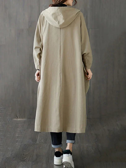 Fionnuala | Elegant Hooded Trench Coat for Women | Chic, Versatile, Comfortable