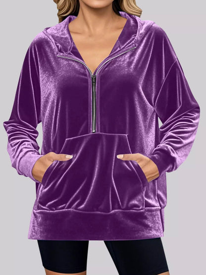 Adaline - Elegant Casual Half-Zip Warm Jacket