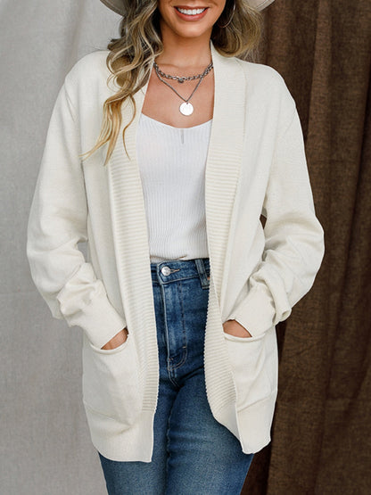 Gazelle - Casual long sleeve open front cardigan