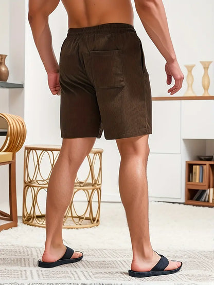 Men's Summer Shorts | Corduroy, Drawstring