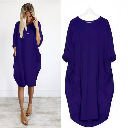 Women Summer Plus Size Dress | Tunic, Sleeves