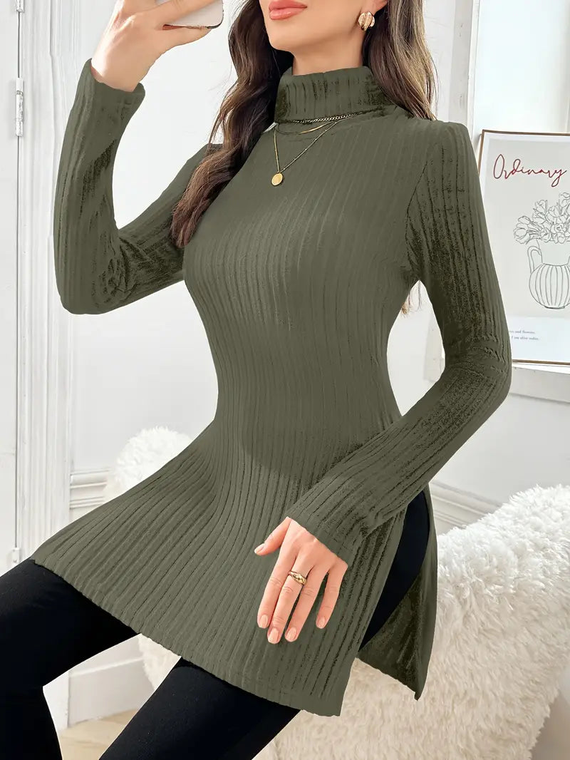 Emerald Isle | Women's Chic Knitted Winter Jumper | Slim-Fit, Warm & Versatile