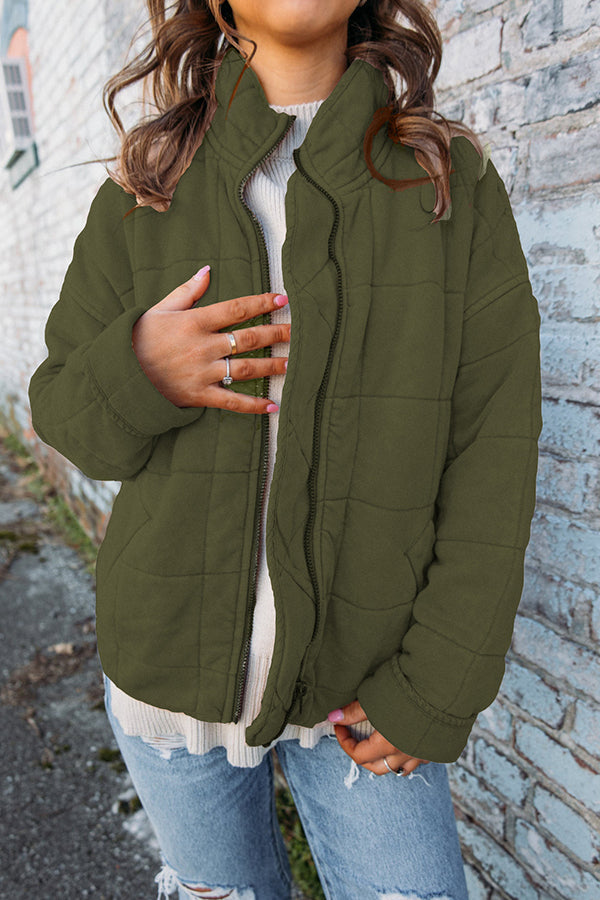 Soleil - Casual warm lined puffer jacket