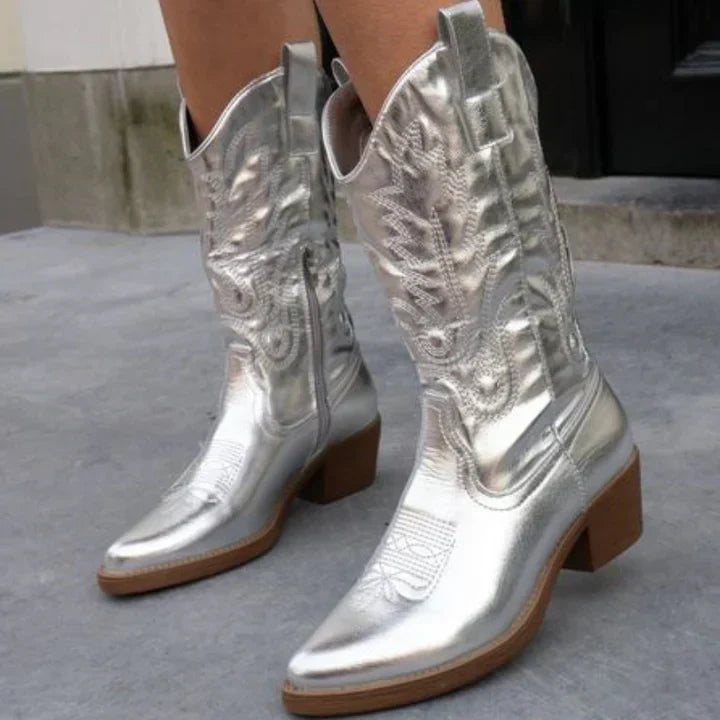 Aislinn | Classic Cowboy-Inspired Boots | Stylish, Comfortable, Durable