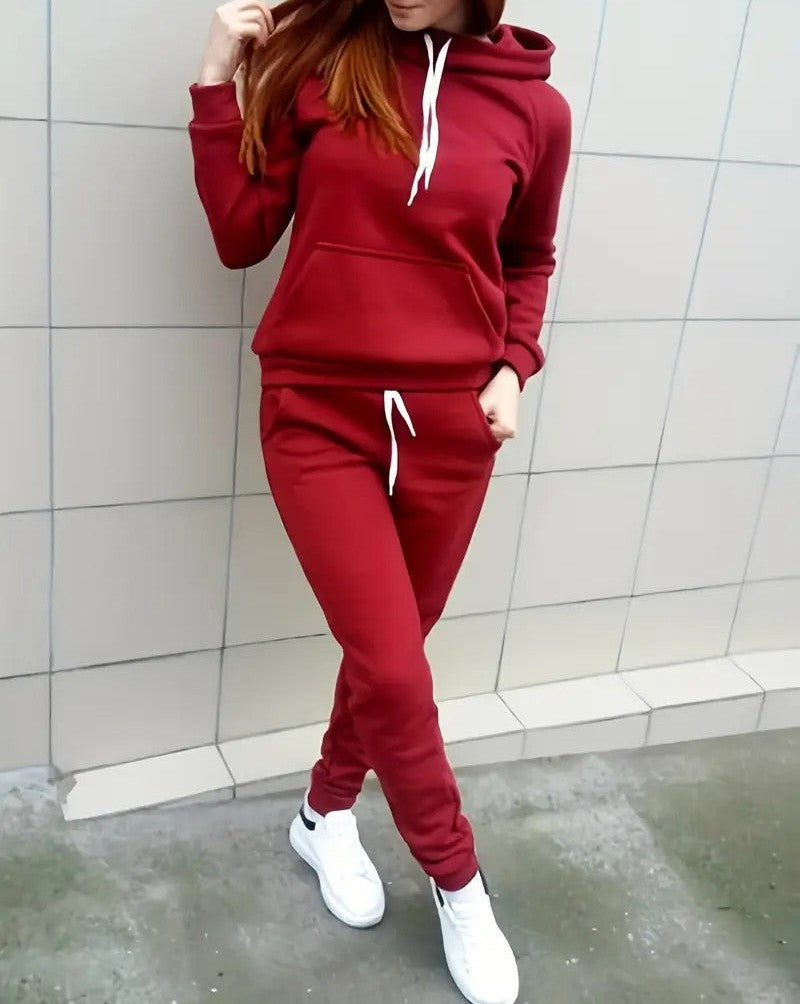 Sanaya - Casual hoodie jacket and pants set