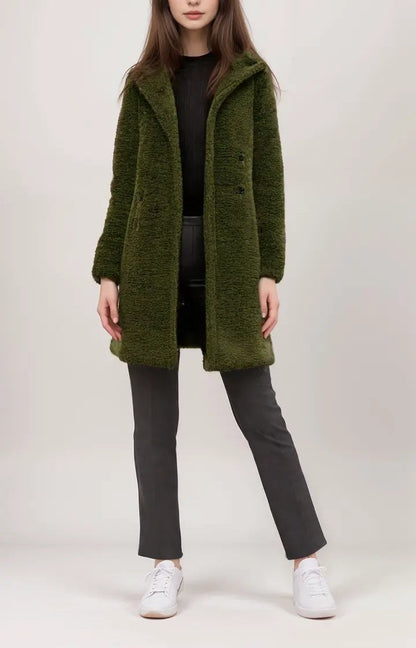 Suzy - Cozy warm long hoodie jacket coat