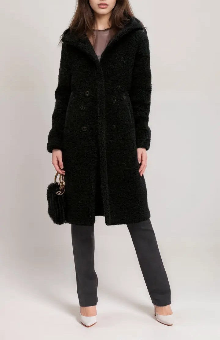 Suzy - Cozy warm long hoodie jacket coat