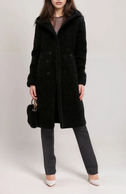 Suzy - Cozy warm long hoodie jacket coat