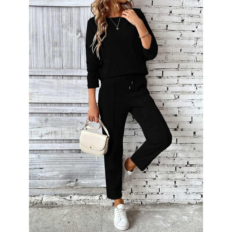 Lorraina - Casual warm sweater and pants set