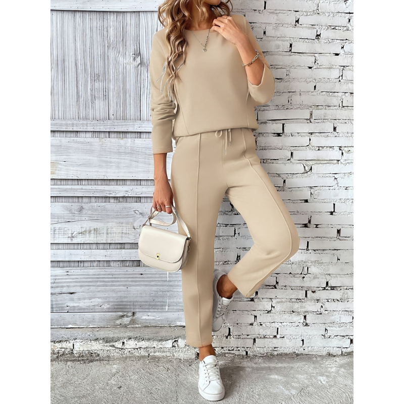 Lorraina - Casual warm sweater and pants set
