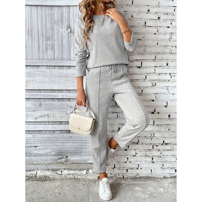 Lorraina - Casual warm sweater and pants set