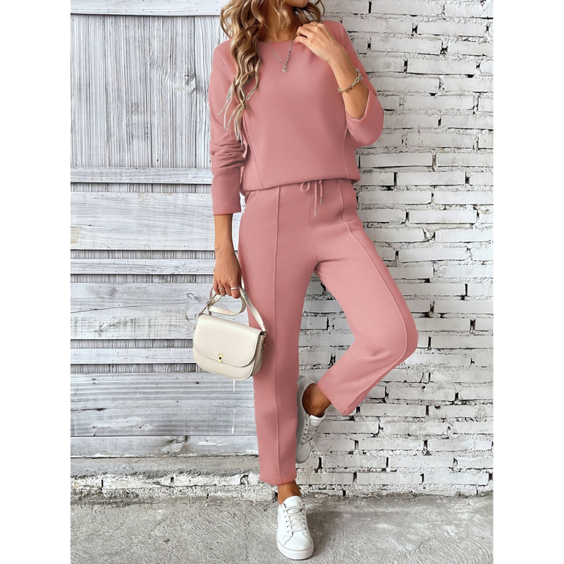 Lorraina - Casual warm sweater and pants set
