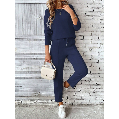 Lorraina - Casual warm sweater and pants set