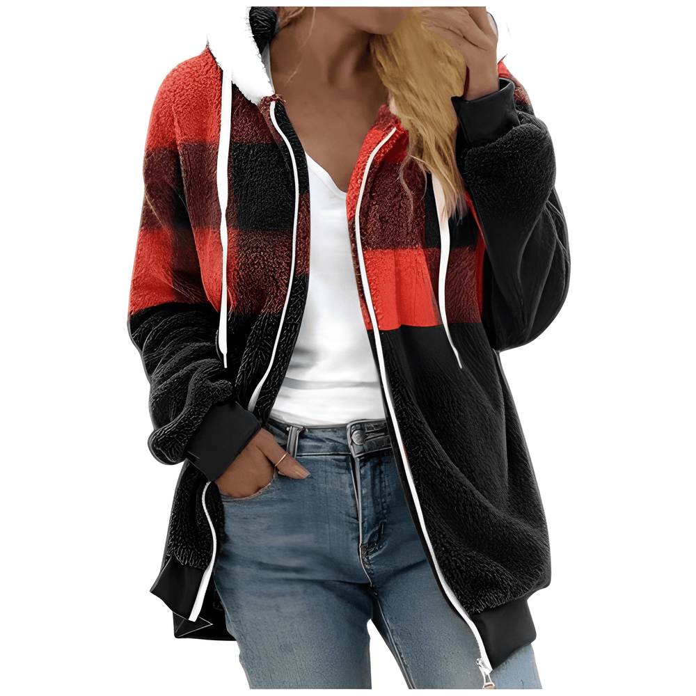 Kimberly - Casual stylish zipper jacket with hood