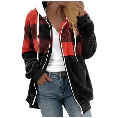 Kimberly - Casual stylish zipper jacket with hood