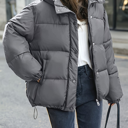 Hiraya - Loose warm padded jacket with hood