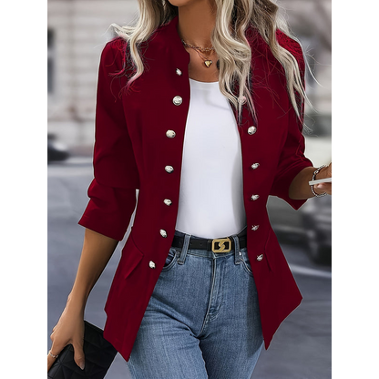 Haydee - Elegant double breasted blazer jacket