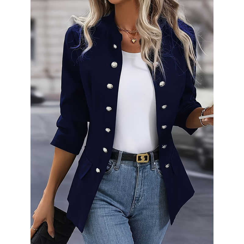 Haydee - Elegant double breasted blazer jacket