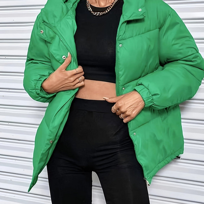 Hiraya - Loose warm padded jacket with hood