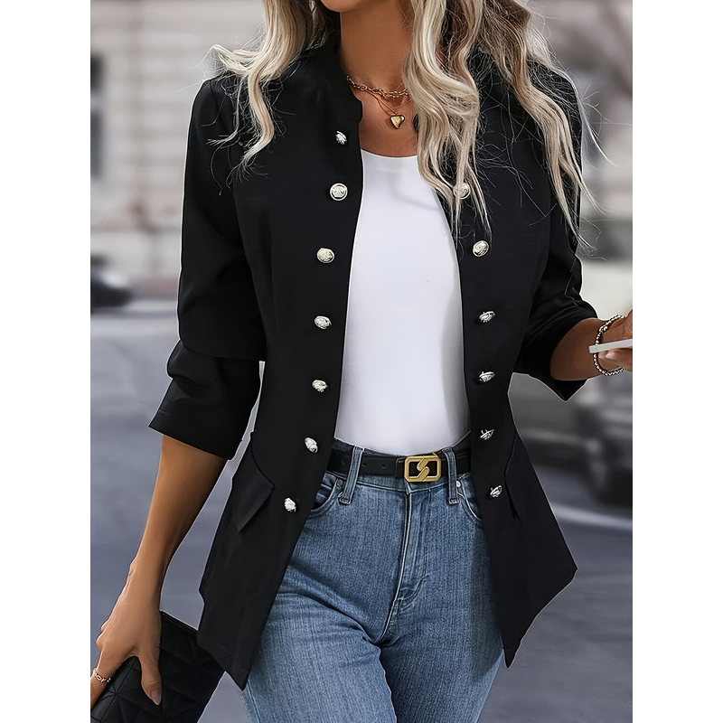 Haydee - Elegant double breasted blazer jacket