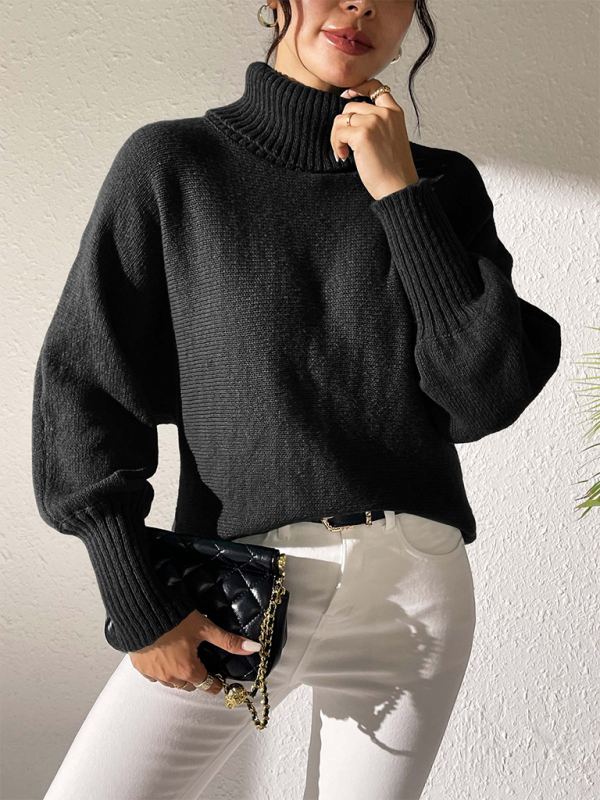 Laurel - Cozy long sleeve turtleneck sweater