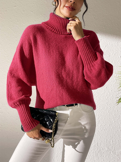Laurel - Cozy long sleeve turtleneck sweater