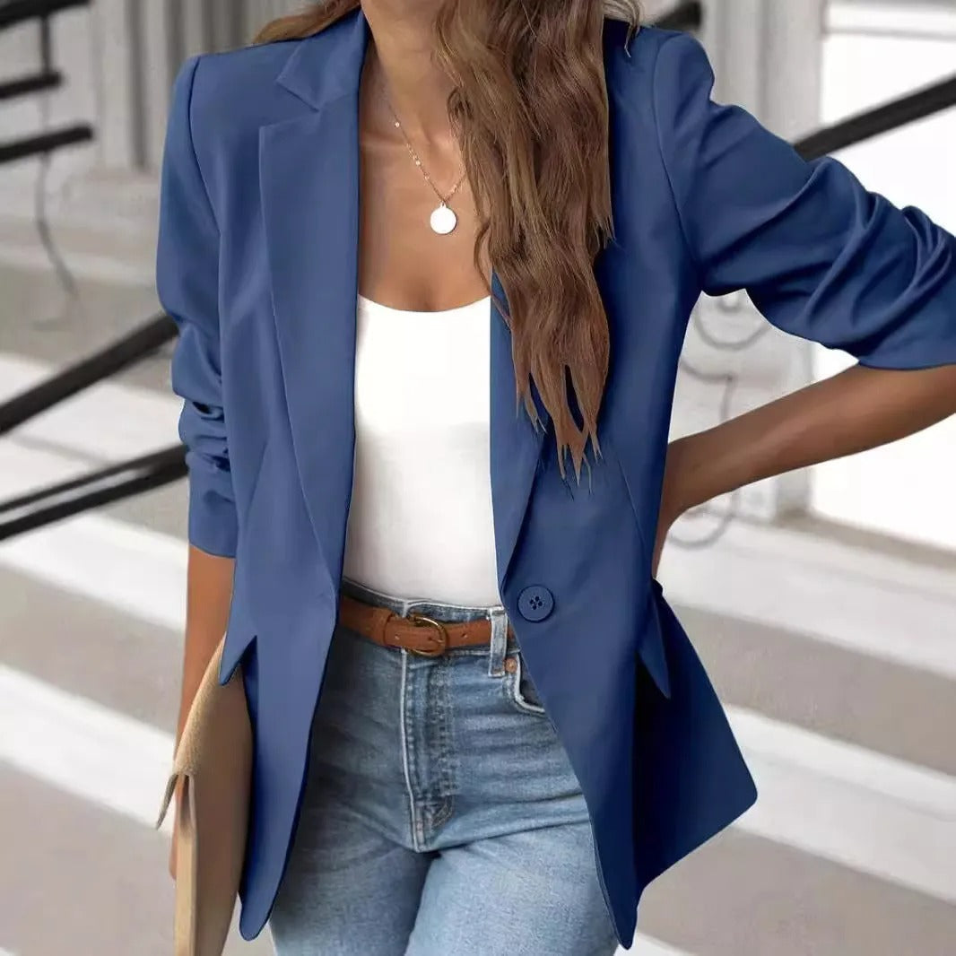 Lenora - Stylish versatile blazer with side pockets