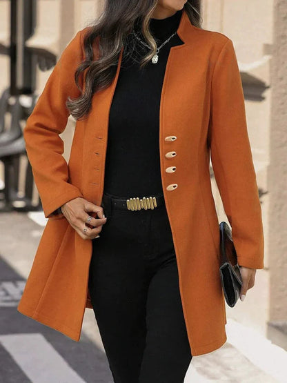 Almira - Elegant Tailored Mid-Length Coat