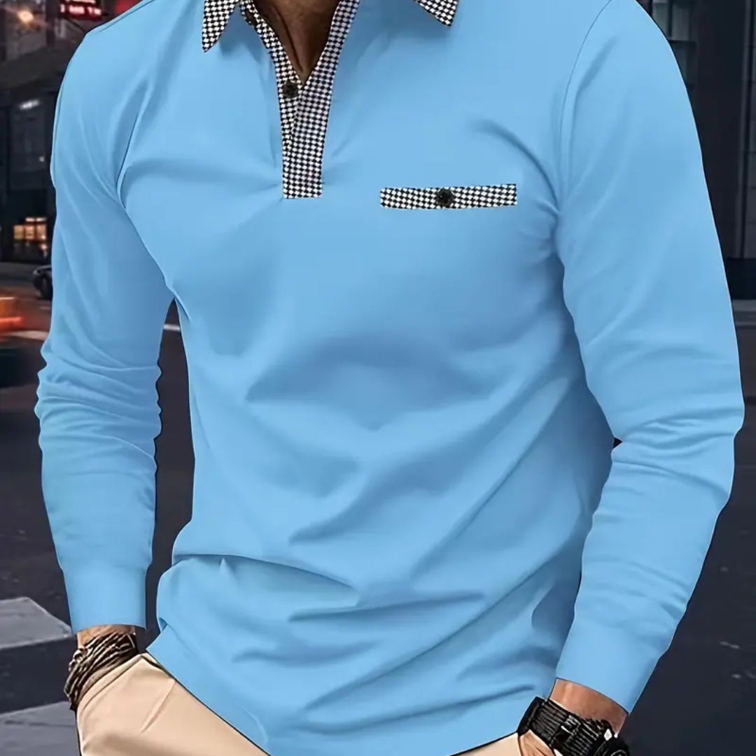 Ronan | Men's Long Sleeve Shirt | Elegant, Comfortable, Multi-Occasion Style