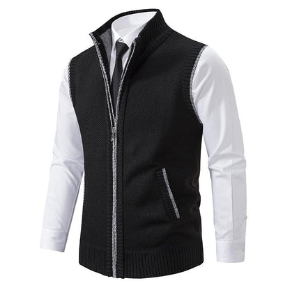 Oisin | Men's Sleeveless Knitted Waistcoat | Stylish, Comfortable, Versatile Fit