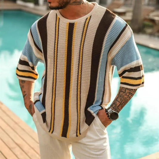 Brogan | Vibrant Striped Knit Jumper | Warm, Comfortable, Stylish Essentials