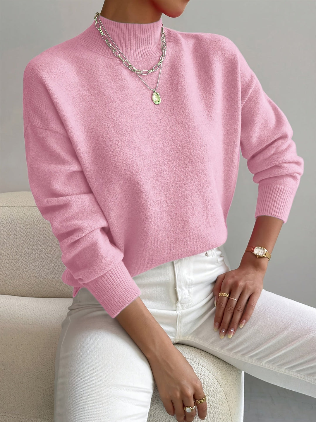 Heralyn - Classic and Elegant Turtleneck Sweater