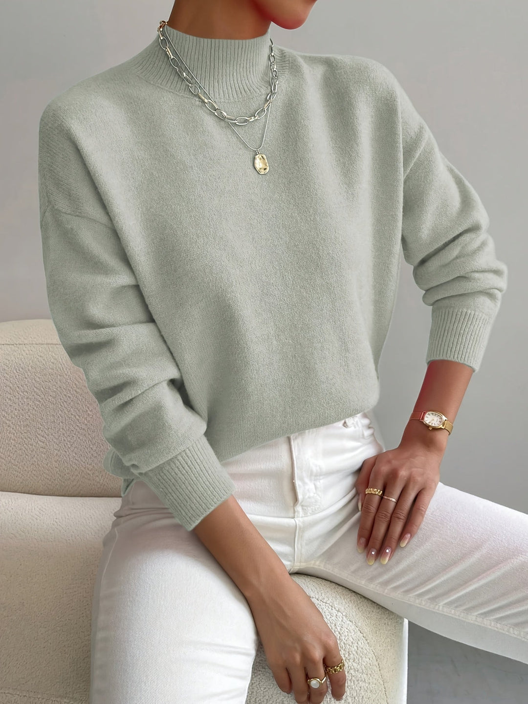 Heralyn - Classic and Elegant Turtleneck Sweater