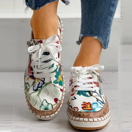 Lily Blossom Sneakers | Chic Floral Design for Seasonal Style | Comfortable & Durable