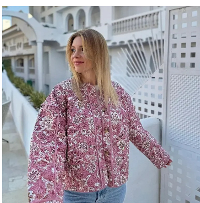 Siobhan's Dream | Elegant Floral Bohemian Jacket for Women | Lightweight & Versatile