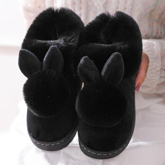 Niamh's Snug Bunny Slippers | Delightfully Soft Footwear for Home Relaxation | Cute, Durable, Easy-Care