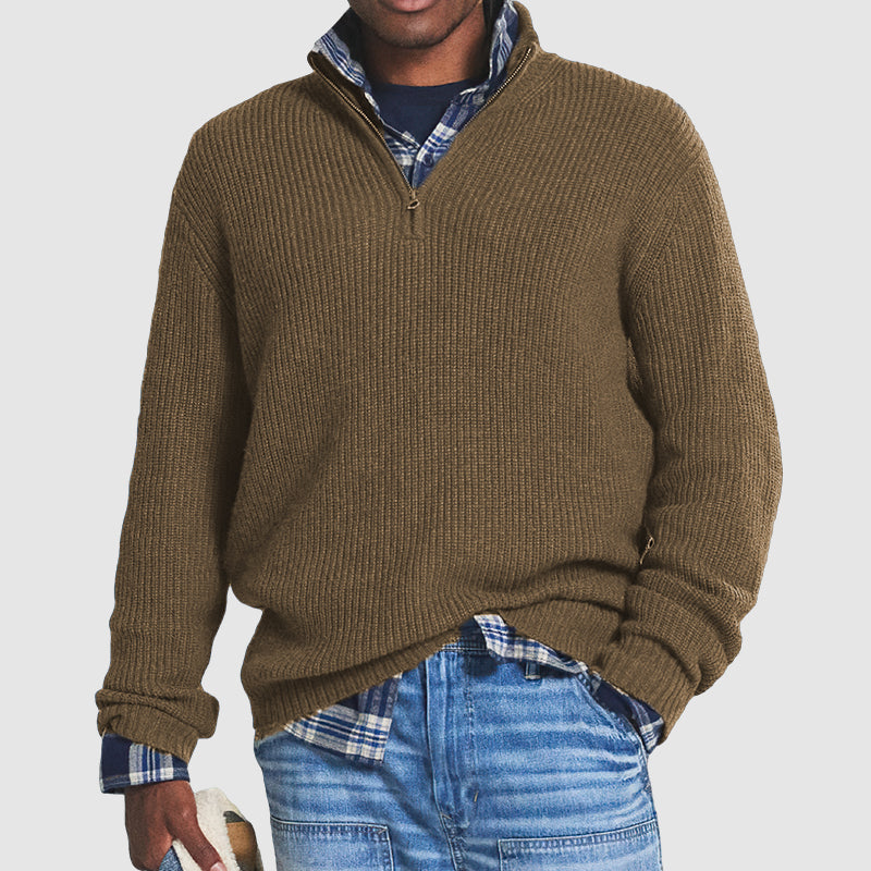 Finnian | Men's Warm Knit Sweater | Long Sleeve, Soft Touch, Casual Elegance