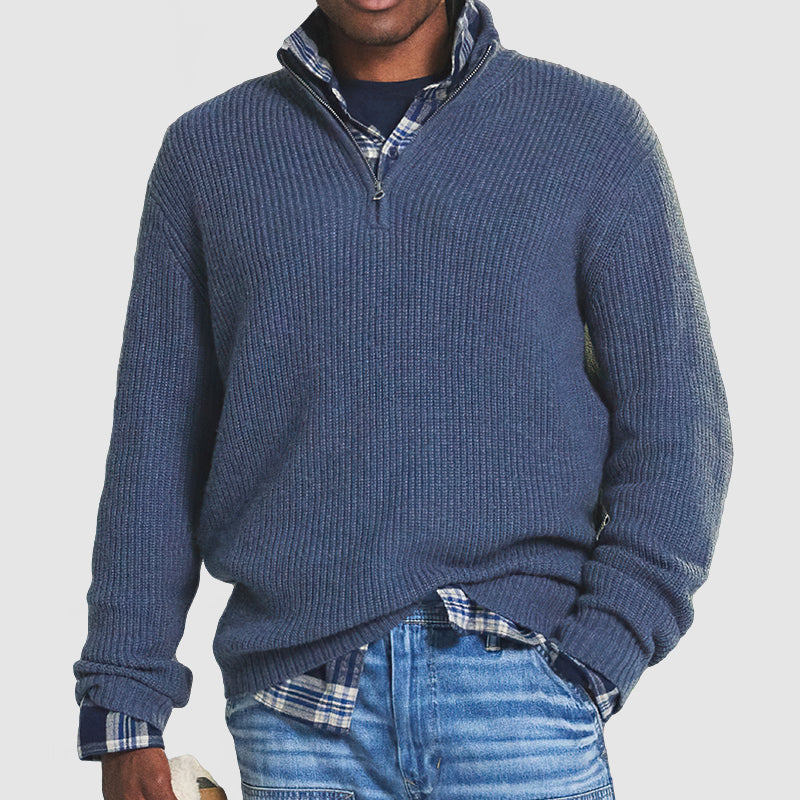 Finnian | Men's Warm Knit Sweater | Long Sleeve, Soft Touch, Casual Elegance