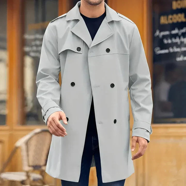 O'Sullivan | Elegant Men's Double-Breasted Overcoat for Winter Style | Warm, Tailored, Versatile