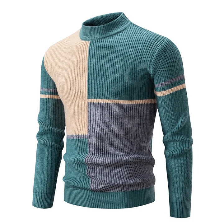 Liam - Men's High Neck Knitted Jumper | Luxurious Warmth & Timeless Style | Versatile Elegance