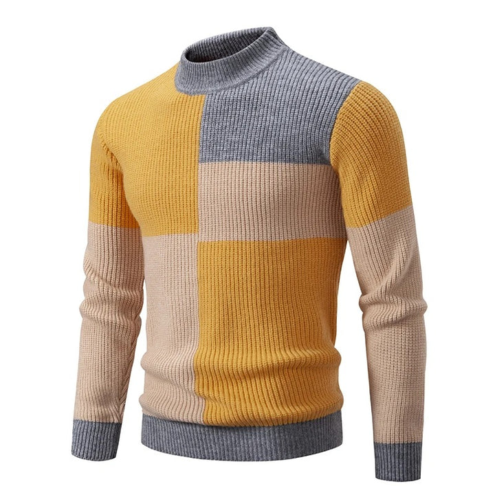 Liam - Men's High Neck Knitted Jumper | Luxurious Warmth & Timeless Style | Versatile Elegance