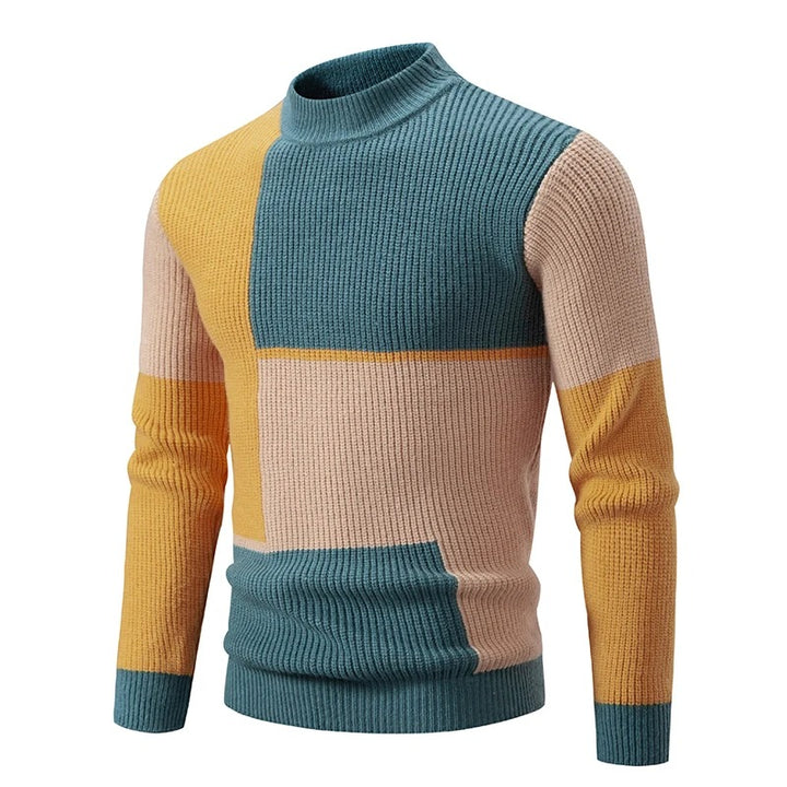 Liam - Men's High Neck Knitted Jumper | Luxurious Warmth & Timeless Style | Versatile Elegance