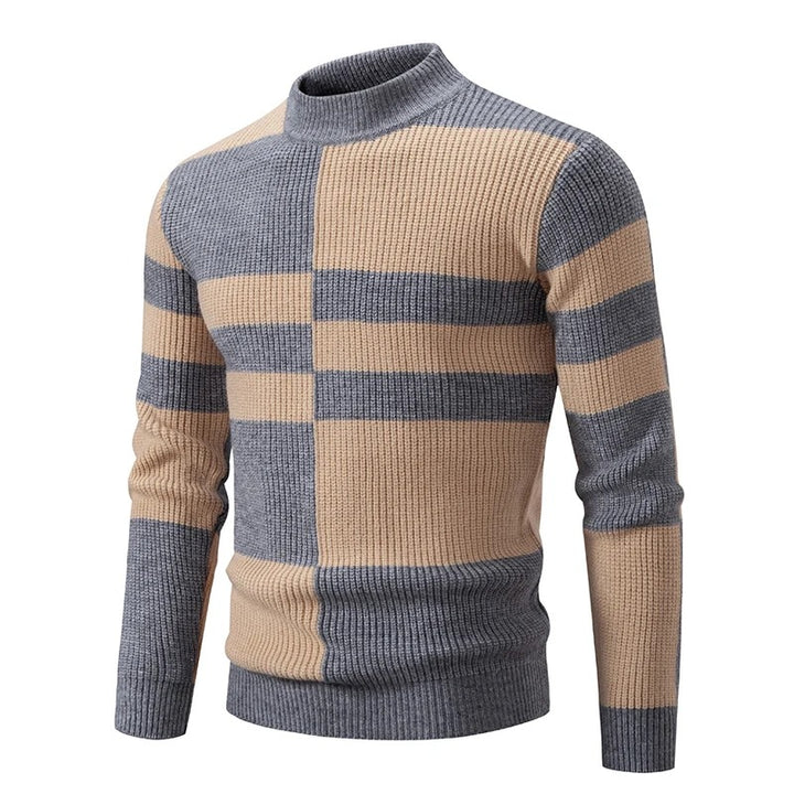 Liam - Men's High Neck Knitted Jumper | Luxurious Warmth & Timeless Style | Versatile Elegance