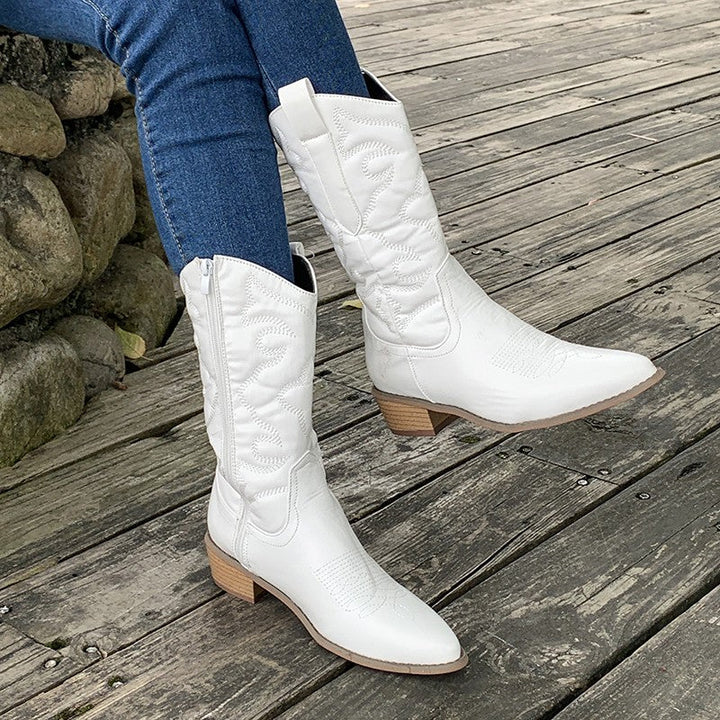 Aislinn | Classic Cowboy-Inspired Boots | Stylish, Comfortable, Durable