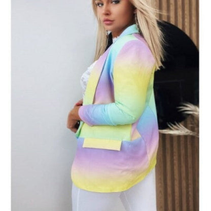 Saoirse | Contemporary Long Sleeve Tie-Dye Jacket | Chic, Comfortable, Effortless Style